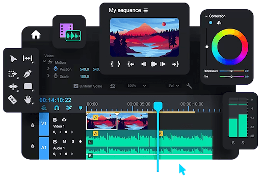 Video editing interface preview